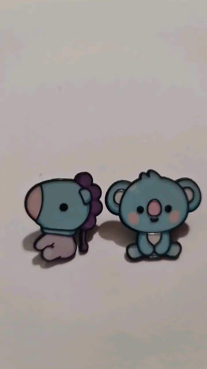 Set de pines de animales kawaii - 4