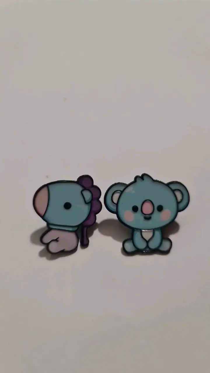Set de pines de animales kawaii - 5