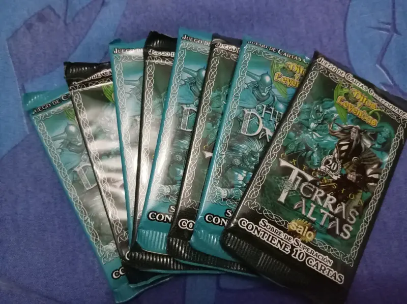 Lote de sobres mitos y leyendas hijos de daana - 2