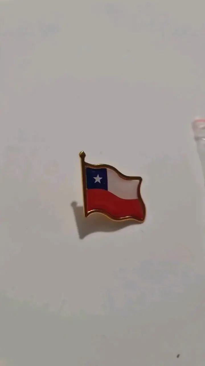 Pin de solapa bandera de Chile - 2