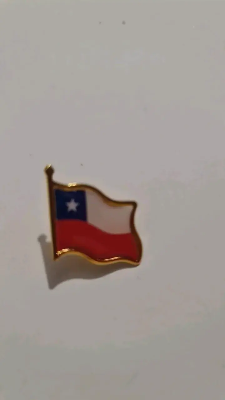 Pin de solapa bandera de Chile - 5