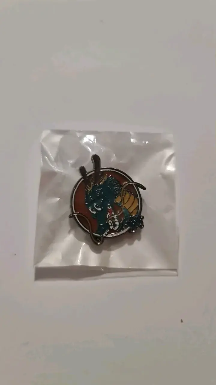 Pin de dragón colorido en bolsa - 4