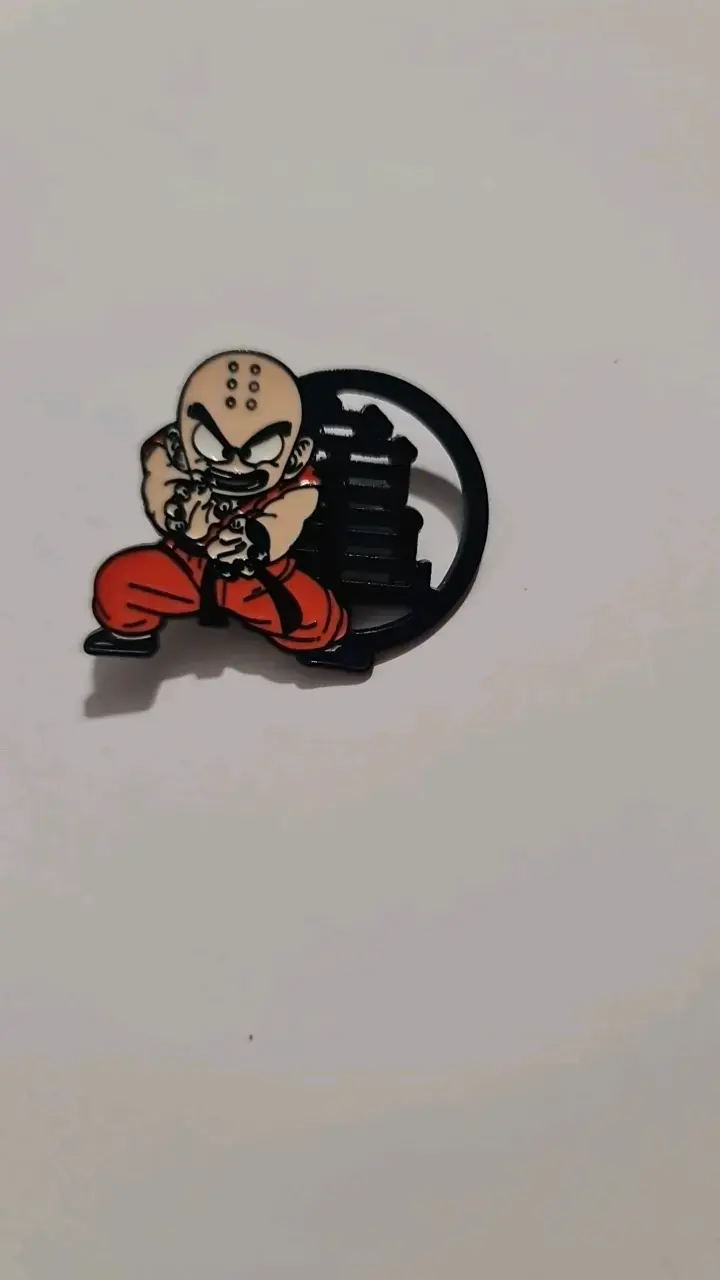 Pin de personaje anime Krilin - 1