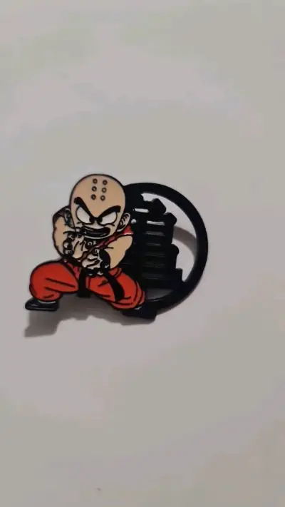 Pin de personaje anime Krilin - miniatura 2