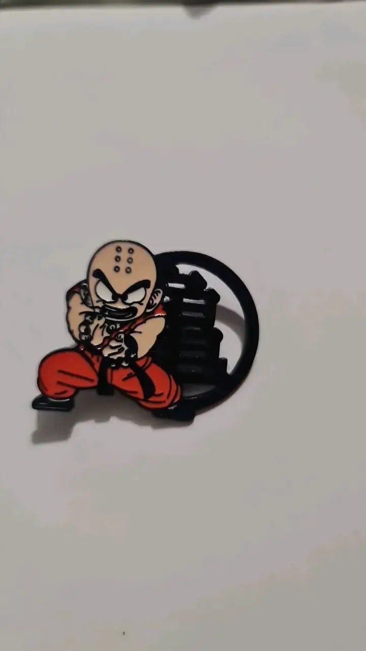 Pin de personaje anime Krilin - 3