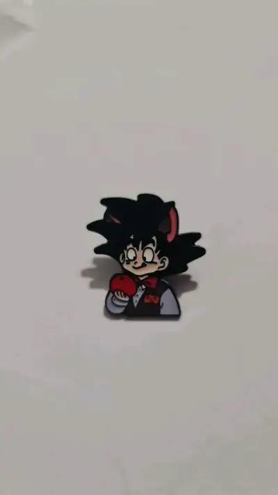Pin de personaje anime estilo Goku - miniatura 3
