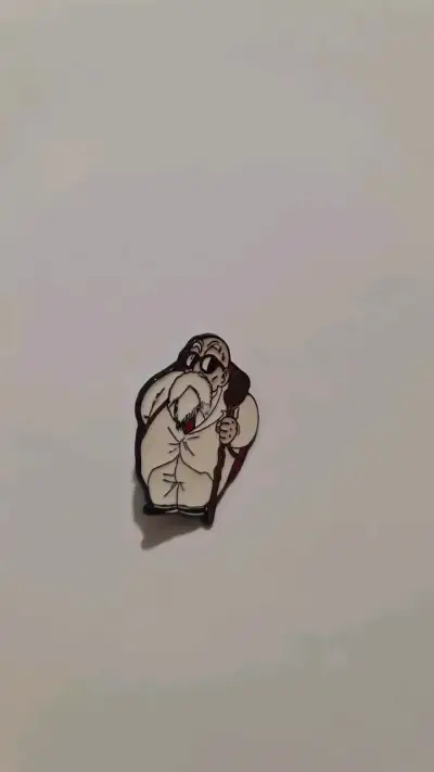 Pin de personaje animado estilo vintage - miniatura 1