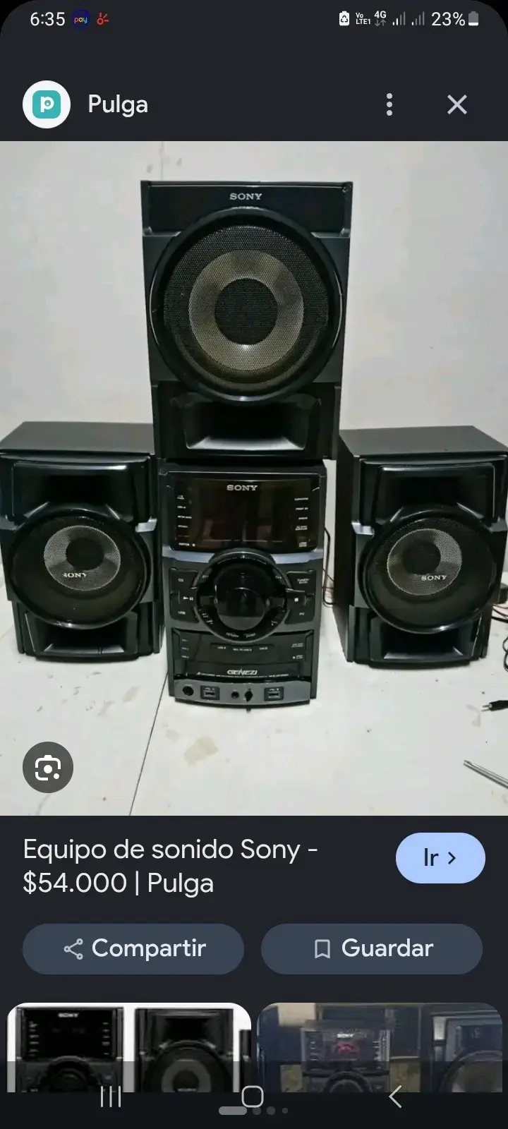 Equipo de sonido Sony con parlantes potentes - 5