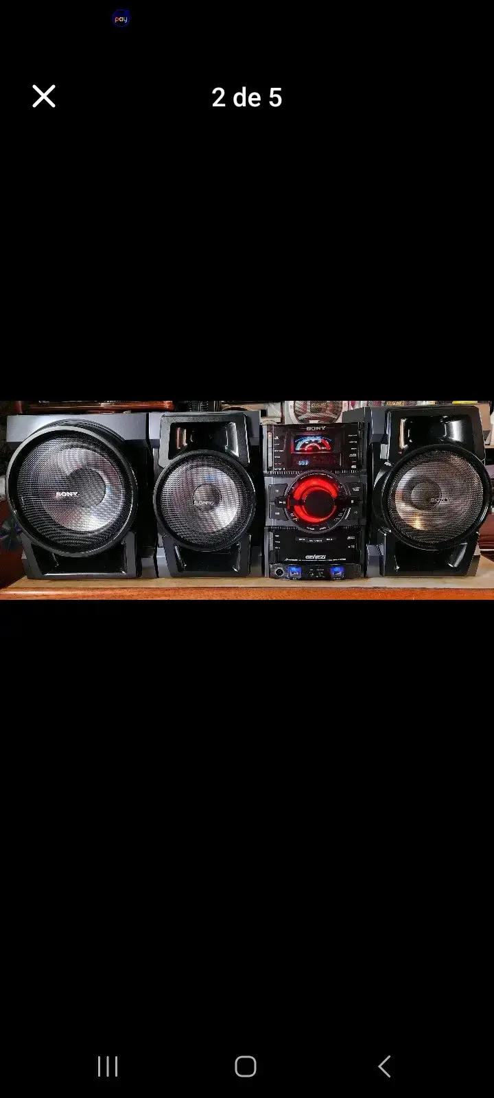 Equipo de sonido Sony con parlantes potentes - 9