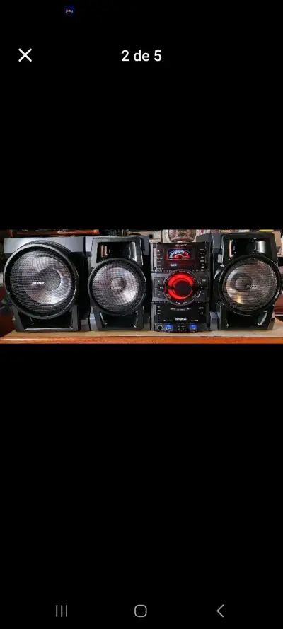 Equipo de sonido Sony con parlantes potentes - miniatura 9