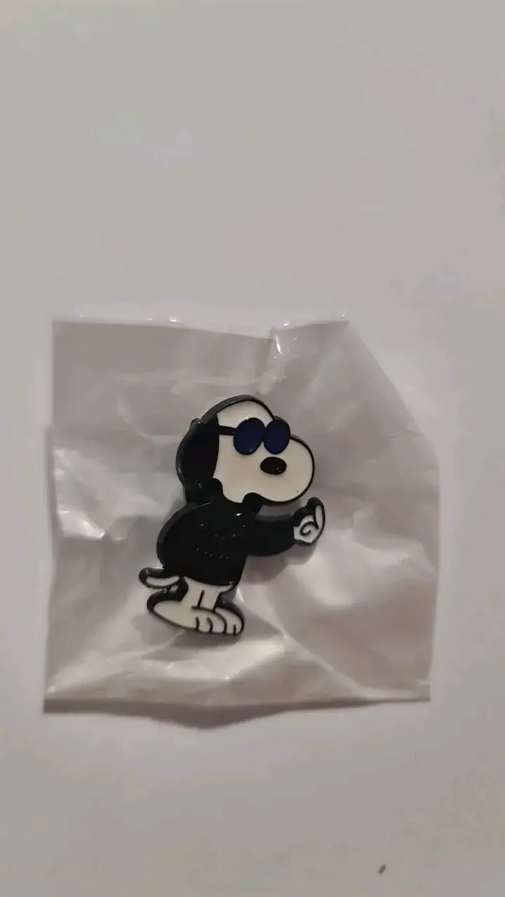 Pin de personaje con gafas negras - 1
