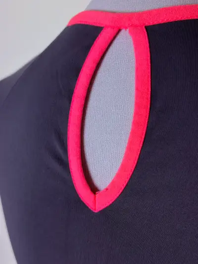 Polera deportiva Everlast gris/detalles  rosados - miniatura 4