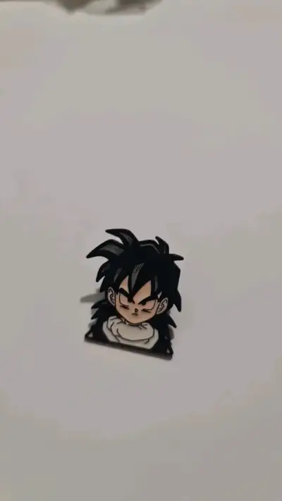 Pin de personaje anime estilo Goku - miniatura 2