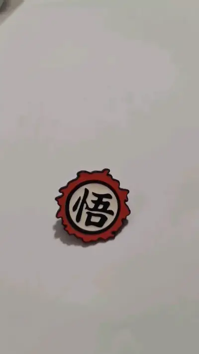 Pin de anime con símbolo japonés dragón ball - miniatura 1
