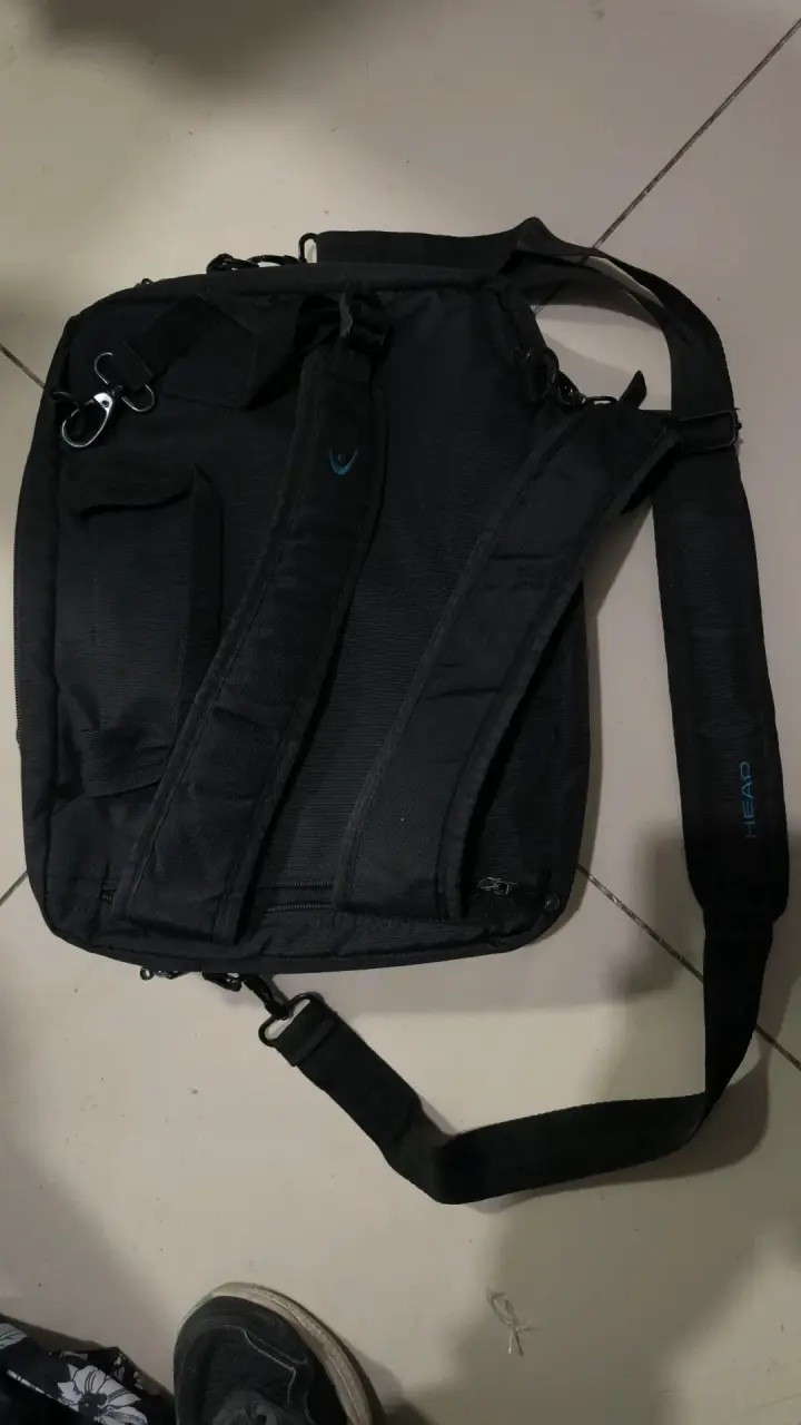 Maletín negro para laptop Head con correa ajustab - 2