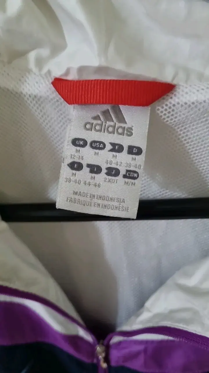 Chaqueta deportiva Adidas azul y morado - 2