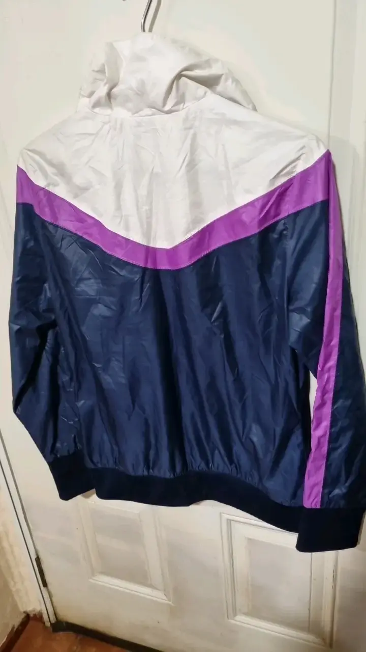 Chaqueta deportiva Adidas azul y morado - 4