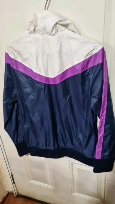 Chaqueta deportiva Adidas azul y morado - miniatura 4