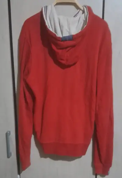 Polerón rojo con capucha Ferouch Jeans - miniatura 2