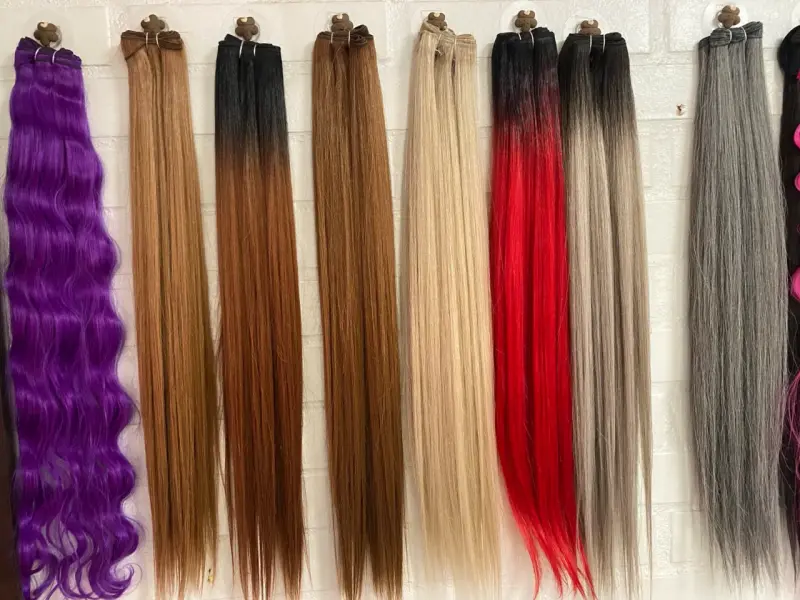 Extensiones de cabello fibra natural