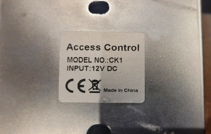 Sistema de Control de Acceso Secukey CK1 con Fuente de Poder - 4