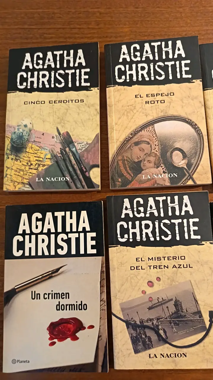 Colección de libros Agatha Christie edición La Nación - 1