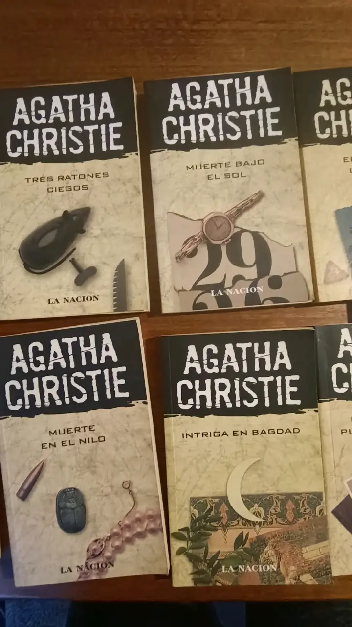 Colección de libros Agatha Christie edición La Nación - 2