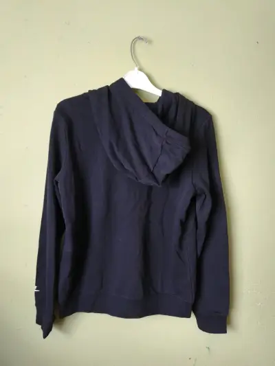 Polerón con capucha negro Nike para mujer - miniatura 2