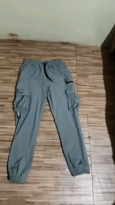 Pantalones cargo grises Clusterman talla S - miniatura 1