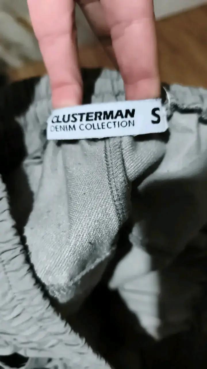 Pantalones cargo grises Clusterman talla S - 3