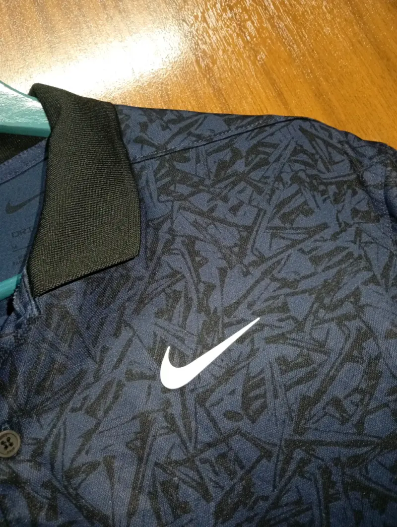Polera Polo Nike Azul con Estampado - 2