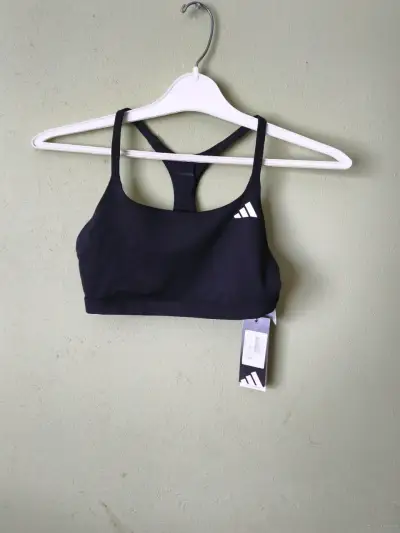 Top deportivo negro Adidas Climalite - miniatura 1