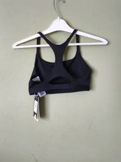 Top deportivo negro Adidas Climalite - miniatura 2