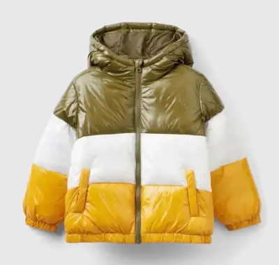 Chaqueta acolchada para niños con capucha - miniatura 1