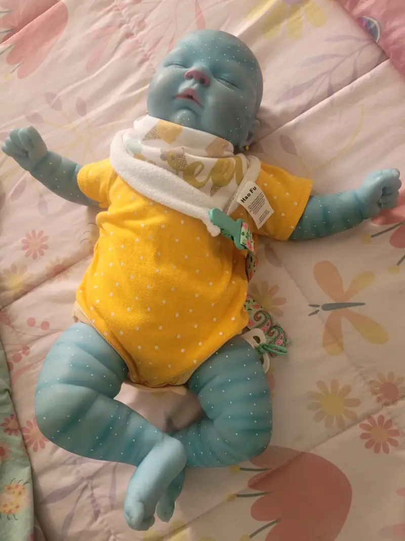 Muñeca reborn avatar, brilla en la oscuridad - 4