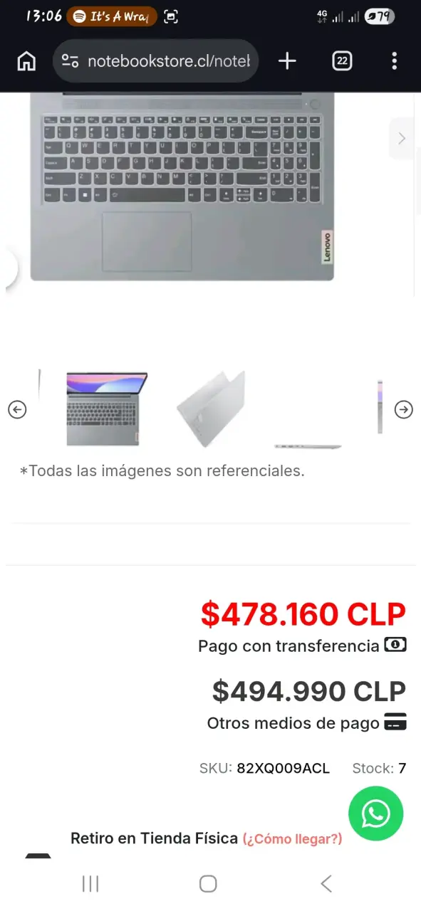 Notebook Lenovo IdeaPad Slim 3 de 15.6 pulgadas - 4