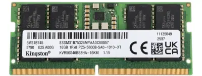 Memoria Ram Kingston 16 Gb, Ddr5, 5600 Mhz, So-dim - miniatura 1