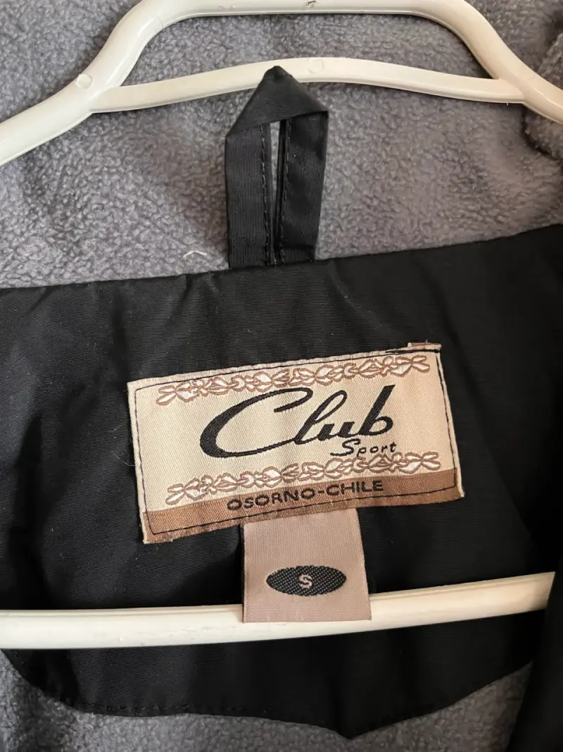 Chaqueta deportiva negra Club Sport talla S - 3