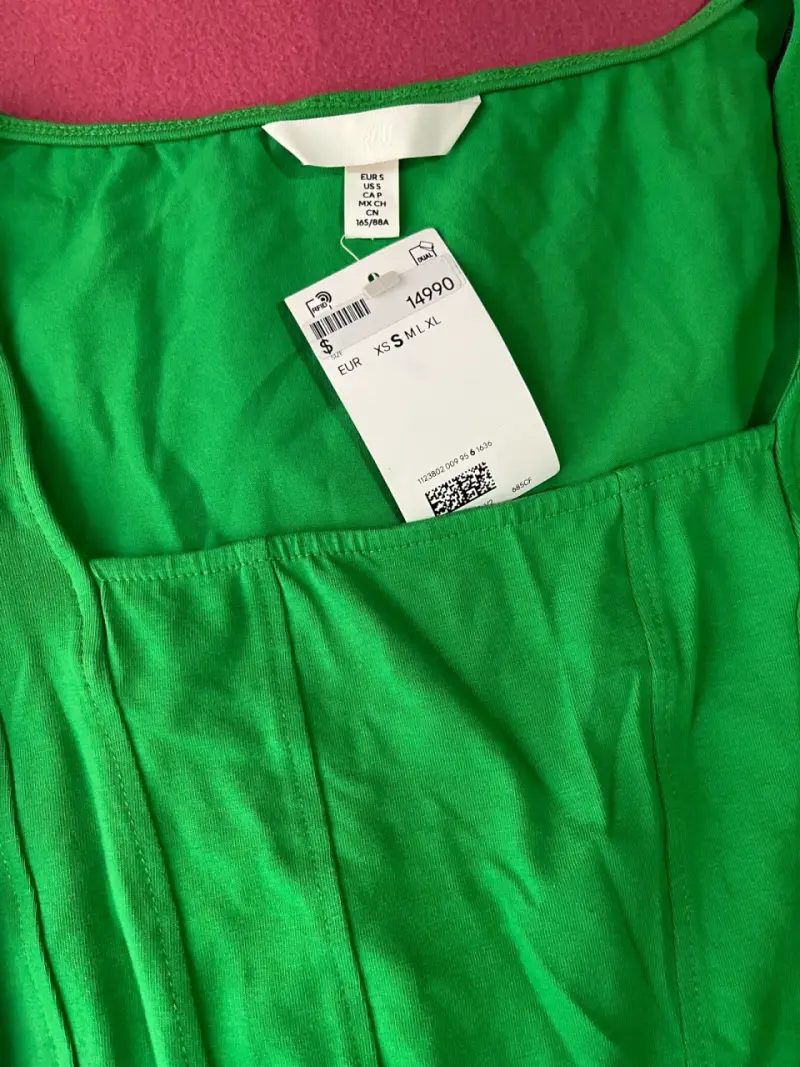 Body verde manga larga H&M - 2