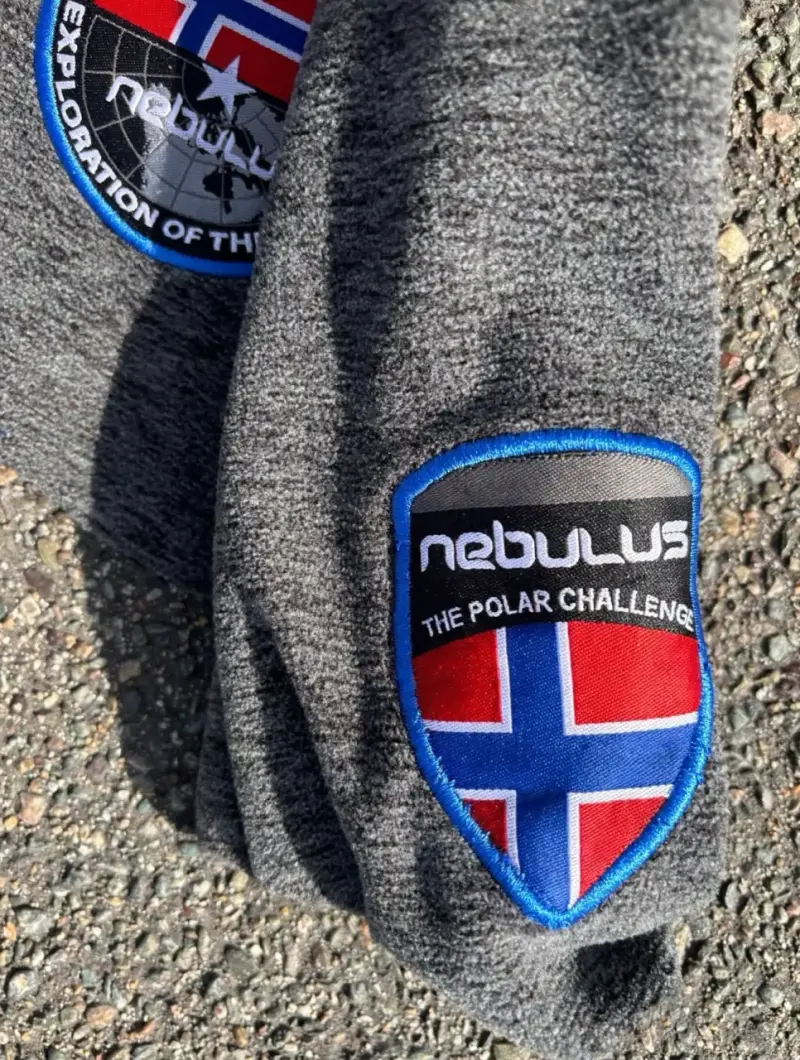 Polerón con capucha Nebulus gris con bandera🇳🇴 - 4