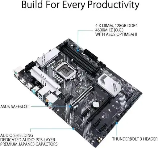 Placa Madre ASUS Prime Z490-P con Aura Sync - 5