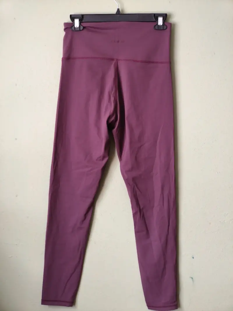 Leggings deportivos morados de cintura alta - 2