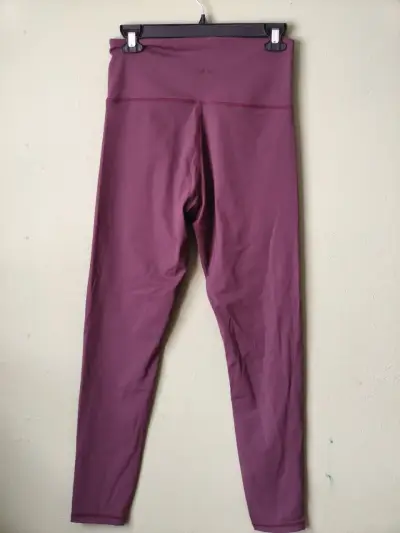 Leggings deportivos morados de cintura alta - miniatura 2