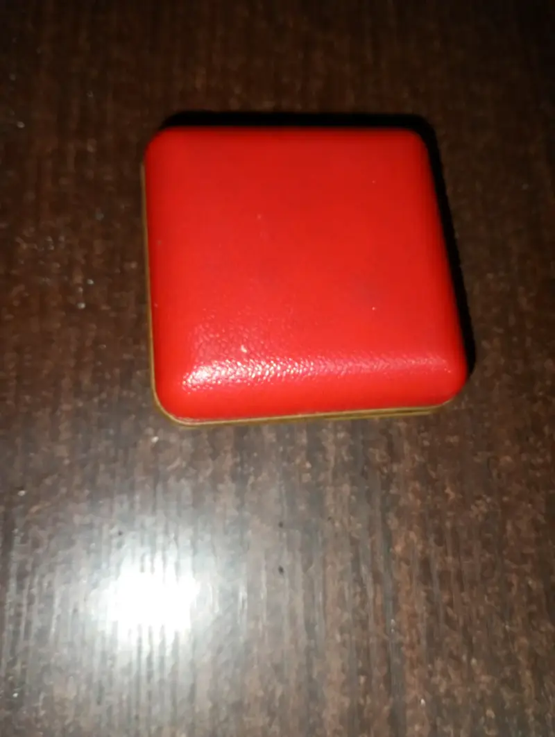 Reloj despertador vintage plegable rojo - 2