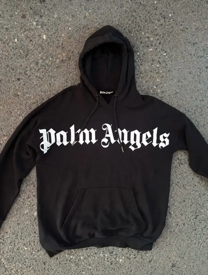 Polerón con capucha Palm Angels negro - 5