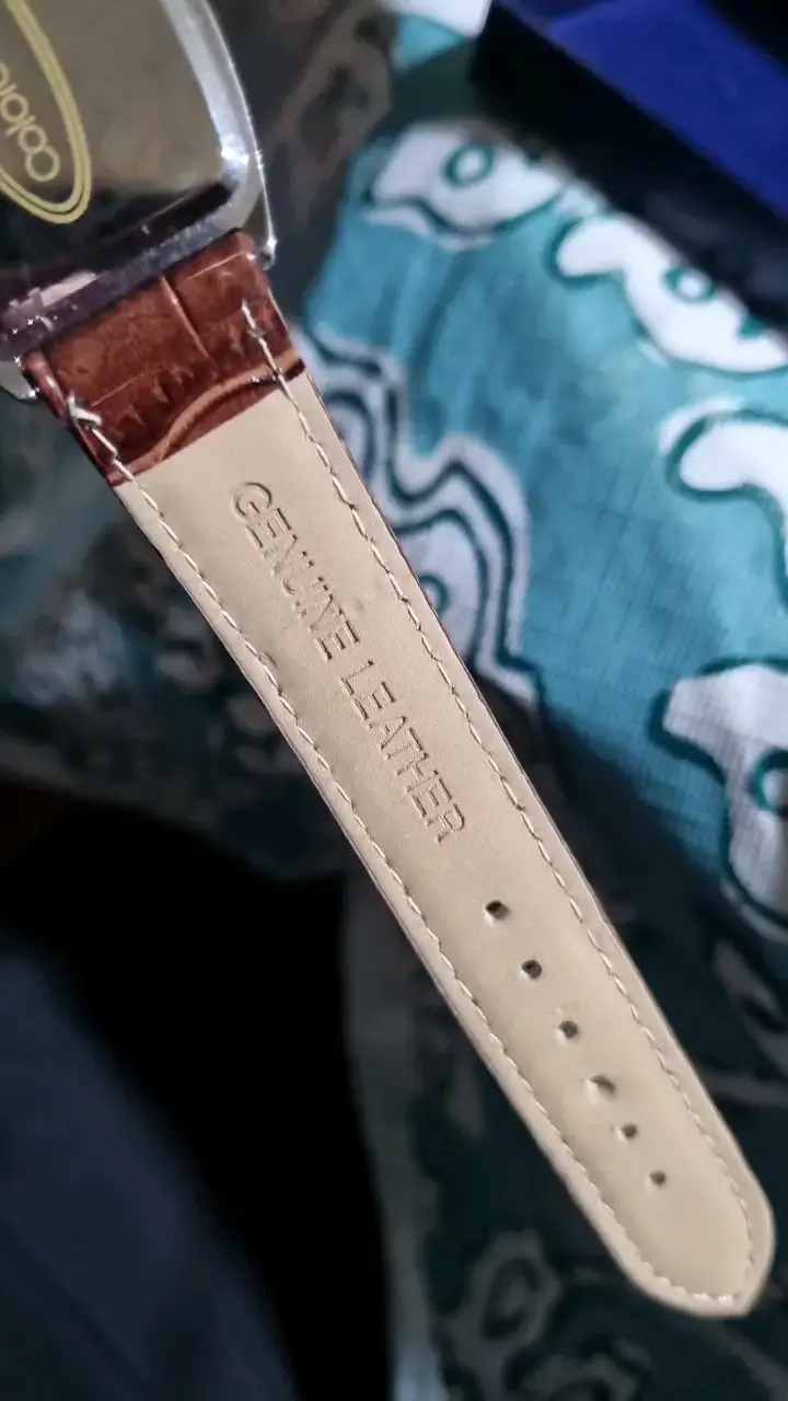 Reloj de pulsera con correa de cuero genuino - 3