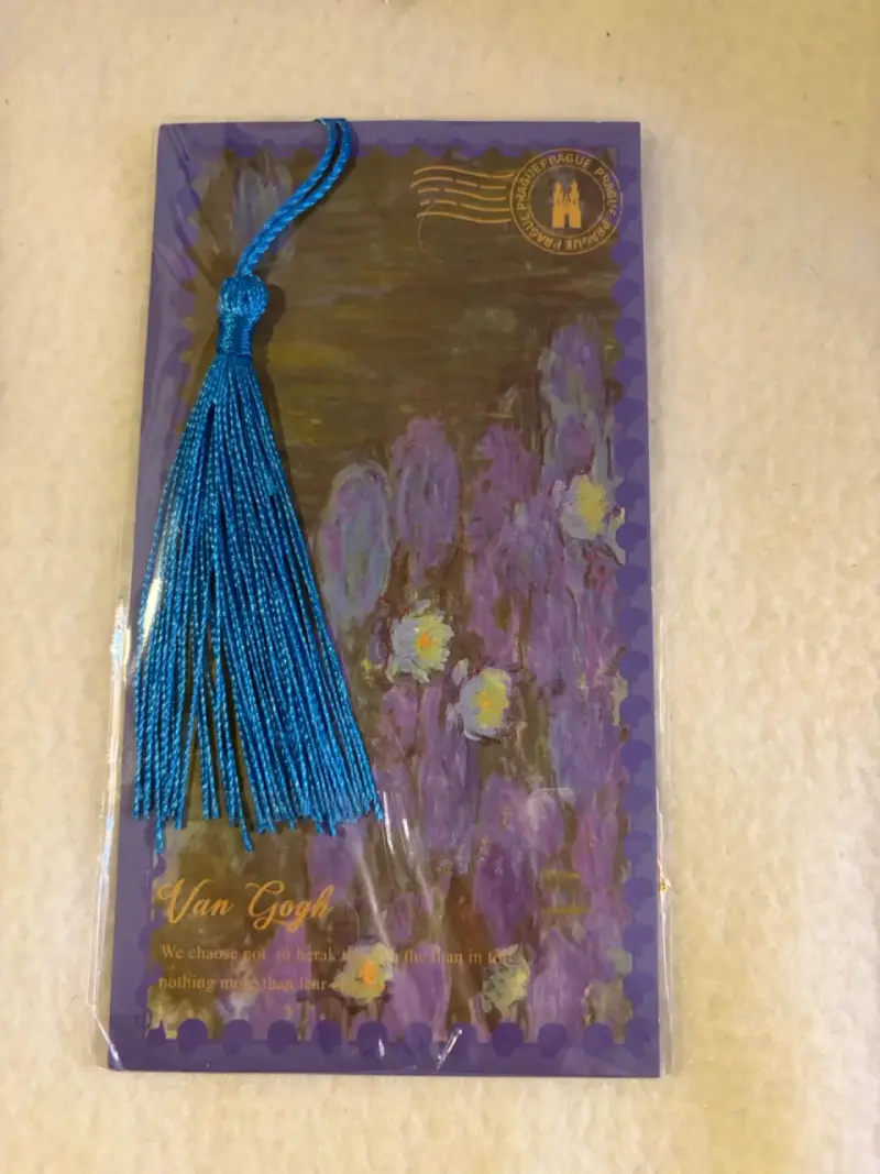 Marcapáginas de Metal Van Gogh con Diseño Floral - 3