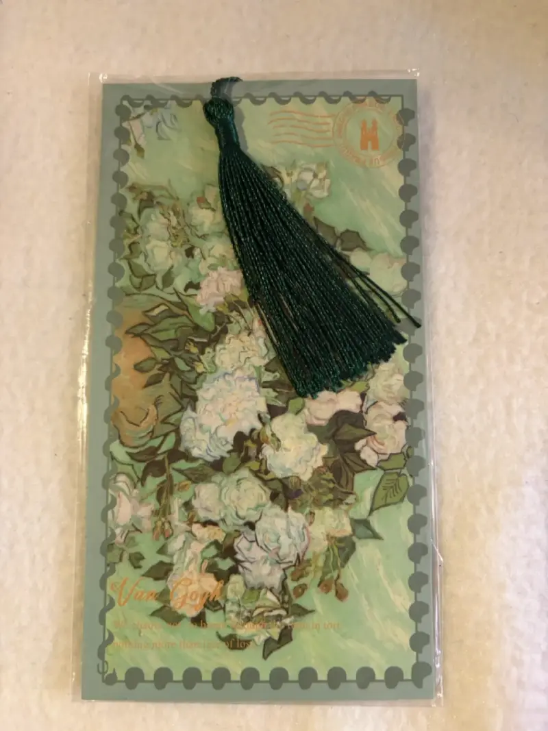 Marcapáginas de Metal Van Gogh con Diseño Floral - 5