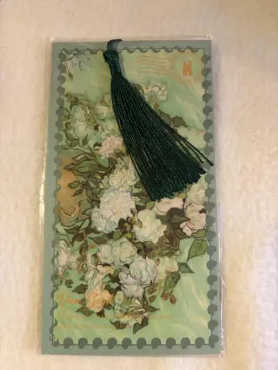 Marcapáginas de Metal Van Gogh con Diseño Floral - miniatura 5