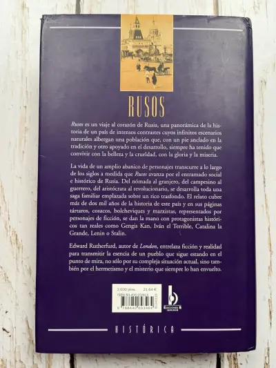 Libro 'Rusos' de Edward Rutherfurd Segunda Edición - miniatura 2